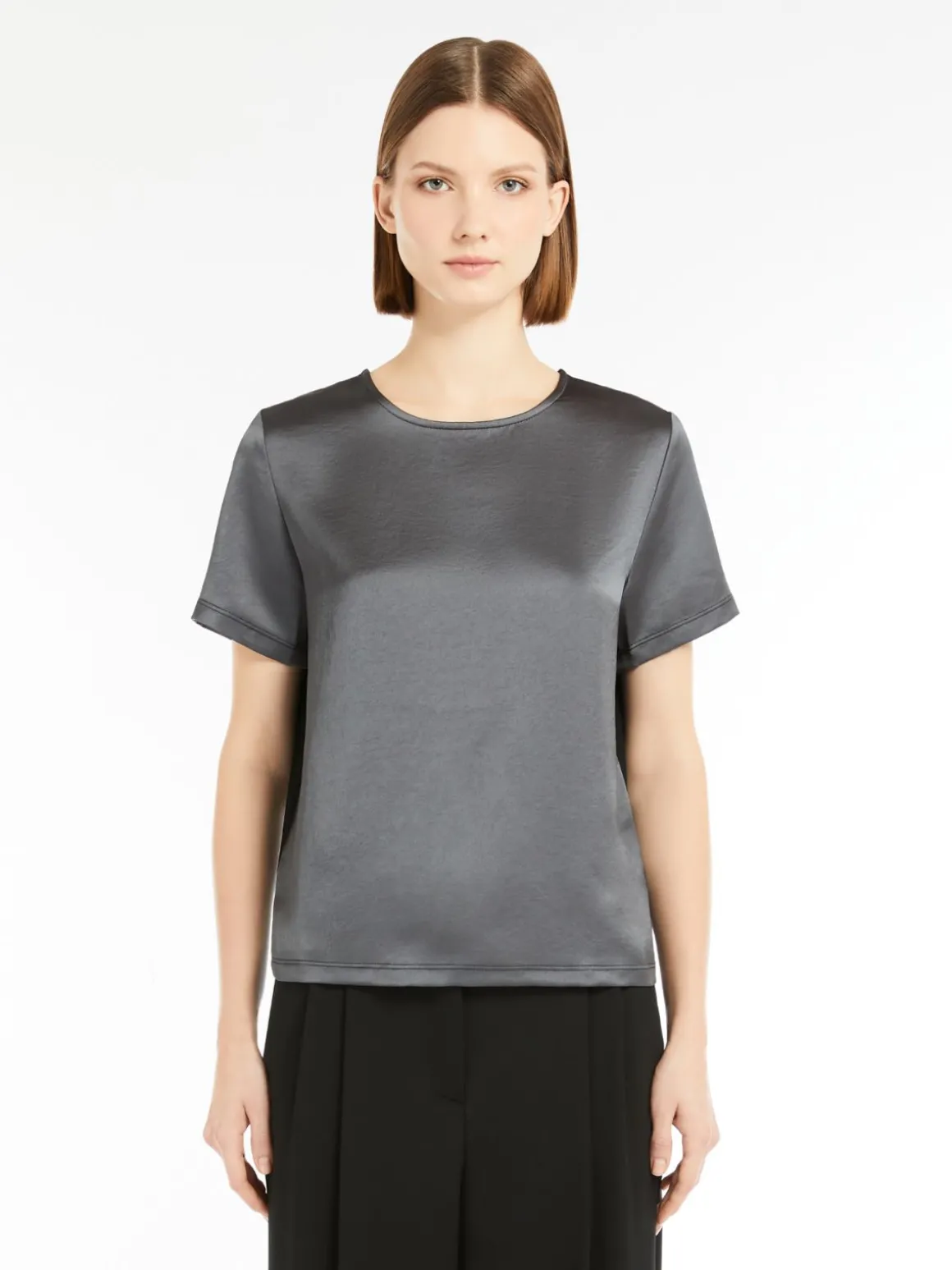 Shop T-shirt in raso e jersey T-shirt E Top